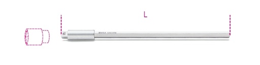 Beta | 1281PB | Dopsleutelhouder met 1/4" aansluiting | 012810293