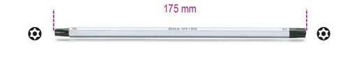 Beta | 1281RTX | Omkeerbare schroevendraaier klingen voor Tamper Resistant Torx schroeven