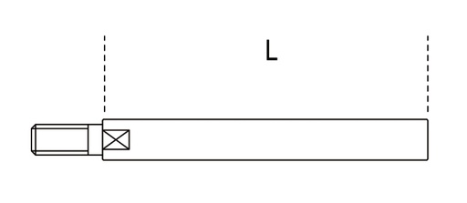 Beta | 1547PL/2 | Ronde verlengstukken, lange uitvoering | 015470203