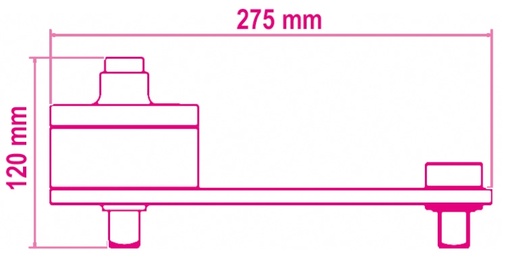 Beta | 560/C3 | Krachtvermeerderaar voor links en rechtsom vastdraaien, in kunststof koffer, ratio 3.8:1 met anti-terugslag mechanisme