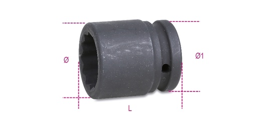 Beta | 728B | Slagdoppen 3/4", twaalfkant, gefosfateerd