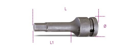 Beta | 728ME | Slagdoppen voor inbusschroeven, 3/4", gefosfateerd