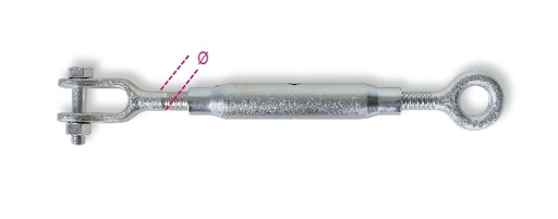 Beta | 8010TZ | Spanschroef met oog en gaffel