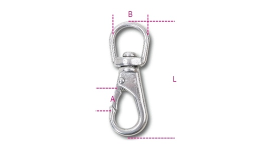 Beta | 8267 | Wartel met klephaak, RVS AISI 316