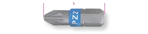 Beta | 860PZ | Bits voor Pozidriv-Supadriv kruiskopschroeven, gekleurd