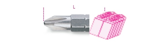 Beta | 861PH/C | Bits voor Phillips kruiskopschroeven