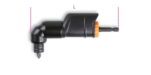 Beta | 882AN | Haakse bithouder, 1/4" zeskant aansluiting | 008820090