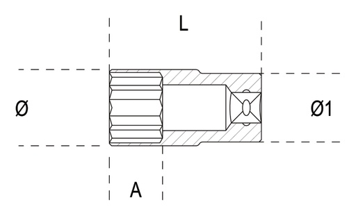 Beta | 920BL | Dopsleutels twaalfkant 1/2", lange uitvoering