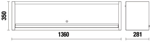 Beta | C45PRO | Wandkast, lang model | 2.0 PML | 045000303