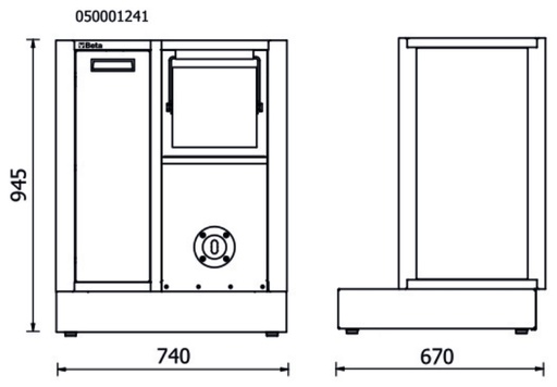 Beta | RSC50 | Vaste servicemodule, leeg | RSC50 2.0 MS-AVV | 050001281