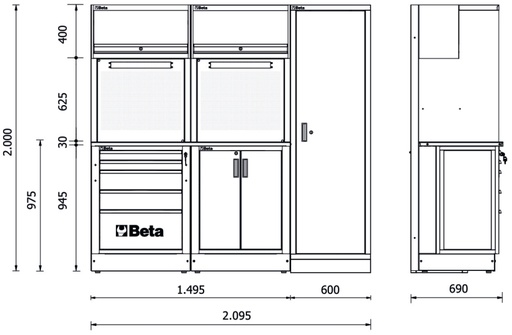 Beta | RSC50 | Werkplaatsinrichting | RSC50 2.0 D | 050001021