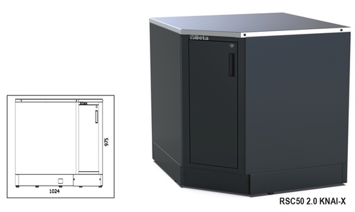 Beta | RSC50 | Onderste hoekmodule | RSC50 2.0 KNAI-X | 050001338