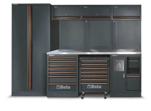 Beta | C45PRO | Werkplaatsinrichting X met 268 universele gereedschappen + gratis JBL PartyBox Stage 320 | 2.0 X/268UT | ZNLDEC031