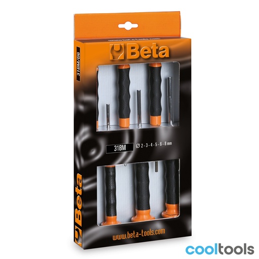 Beta | 31BM/D6 | Set van 6 pendrijvers met handvat | 000310420