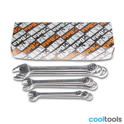 Beta | 42INOX/S | Set roestvaststalen combinatiesleutels | 000420391