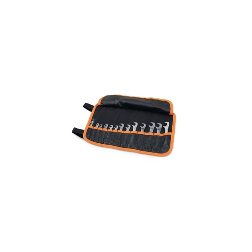 Beta | 73/B13N | 13-delige set kleine dubbele steeksleutels in polyester foudraal | 000730202