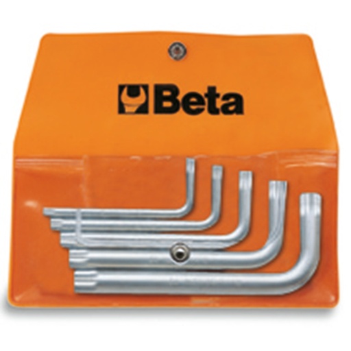 Beta | 98XZN/B | XZN profielsleutelset, verchroomd, in etui | 000980650