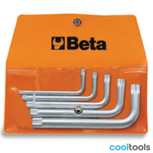 Beta | 98XZN/B | XZN profielsleutelset, verchroomd, in etui | 000980650