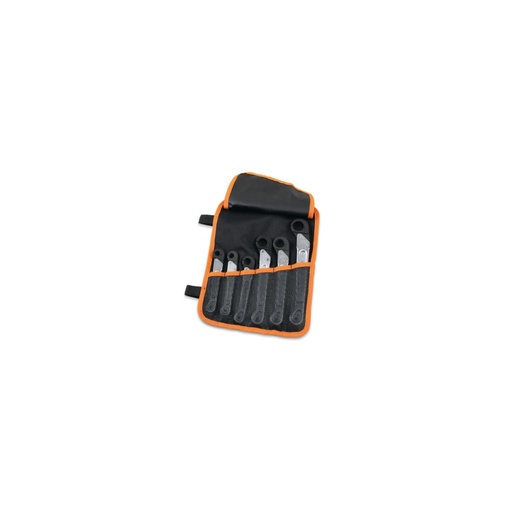 Beta | 120/B6N | 6-delige set open ringratelsleutels in polyester foudraal | 001200060