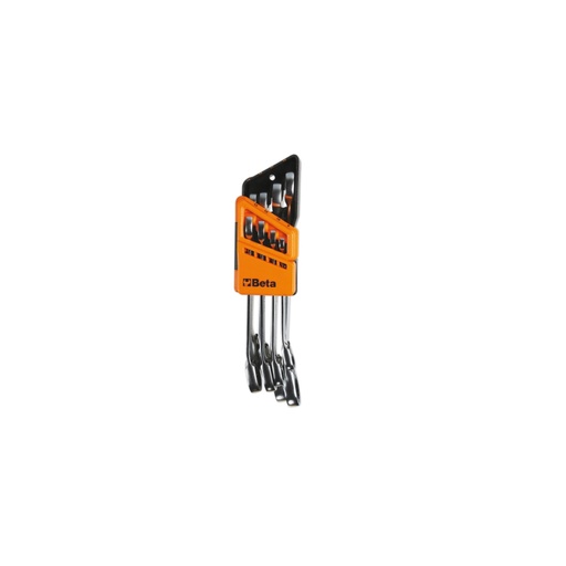 Beta | 142/SC | 8-delige set omschakelbare ratelringsteeksleutels met compacte houder | 001420086