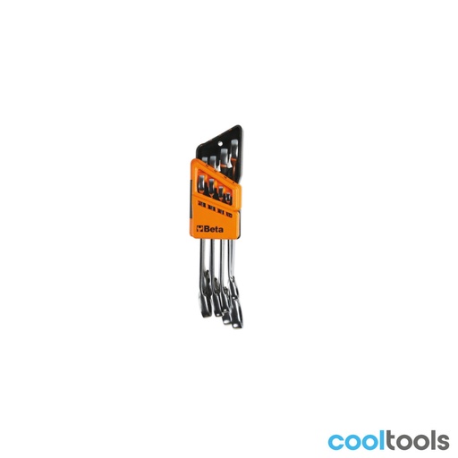 Beta | 142/SC | 8-delige set omschakelbare ratelringsteeksleutels met compacte houder | 001420086