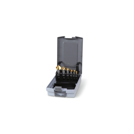 Beta | 426T/SP | Verzinkfrezenset conisch, drie snijkanten, ABS-koffer | 004260080
