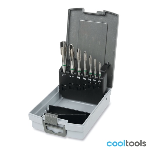 Beta | 429FP/C7 | Machinetappenset 7-delig HSS-CO 5%, doorlopende gaten | 004290203