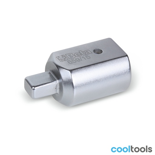Beta | 659/15 | Adapter met rechthoekige insteek van (14x18 mm) en aandrijf van (9x12 mm)