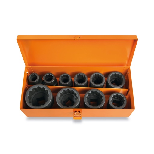 Beta | 728B/C10 | Doppenset slagdoppen twaalfkant 3/4", 10-delig | 007280930