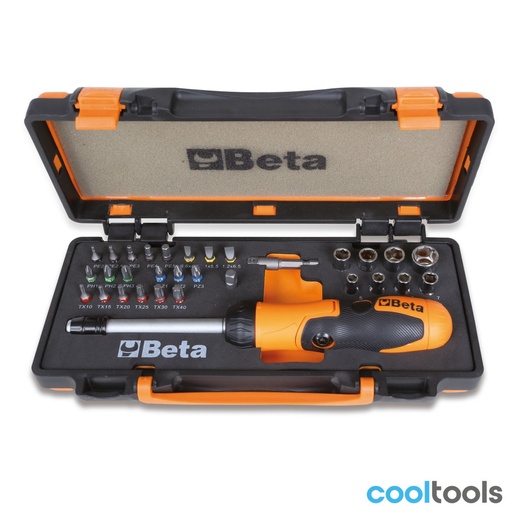 Beta | 860/C38P | Omschakelbare ratelschroevendraaier met 27 bits | 008600878