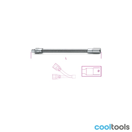 Beta | 900FL | Flexibel verlengstuk 1/4" | 009000828