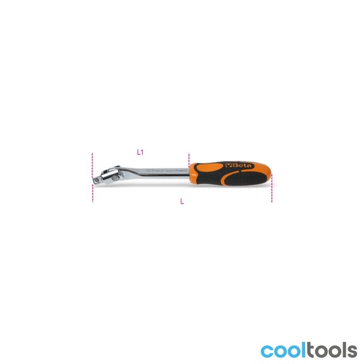 Beta | 900/35A | Handgreep met kniegewricht 1/4" | 009000840