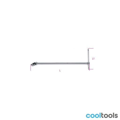 Beta | 900/40 | T-sleutel met cardangewricht 1/4" | 009000843