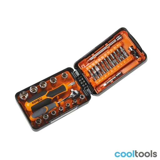 Beta | 900/C39N | Doppenset met 11 zeskant dopsleutels, 21 bits en 7 toebehoren | 009000947
