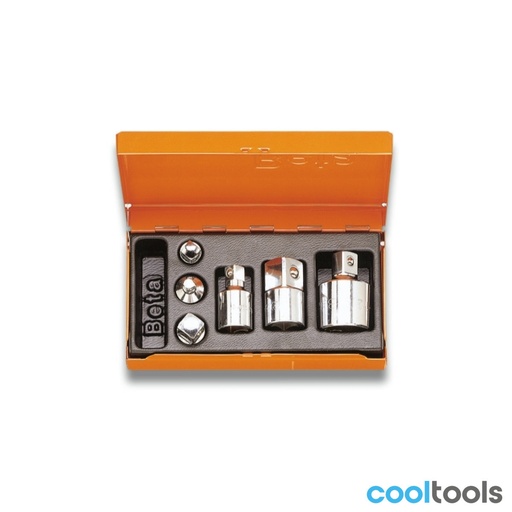 Beta | 902R/C6 | Set van 6 verloopstukken voor dopsleutels | 009020814