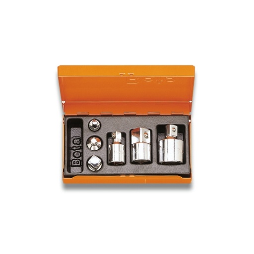 Beta | 902R/C6 | Set van 6 verloopstukken voor dopsleutels | 009020814
