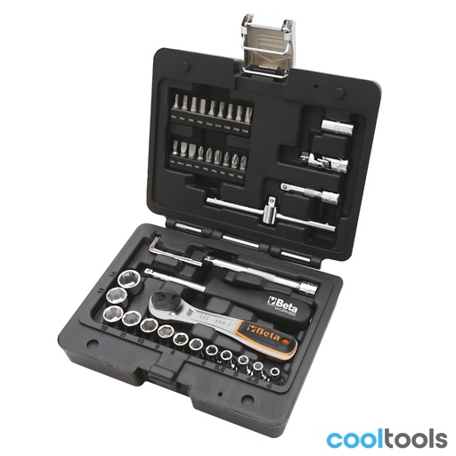 Beta | BW 903E/C42 | Doppenset 1/4" met 13 doppen, 18 bits en toebehoren, in koffer