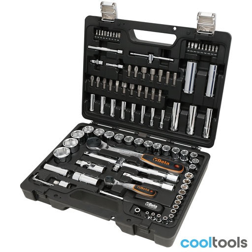 Beta | BW 903E/C98 | Doppenset 1/4" en 1/2" met 45 doppen, 35 bits en toebehoren, in koffer