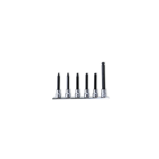 Beta | 910BP/SB6L | Inbusdoppenset met kogelkop, 3/8", 6-delig | 009100596