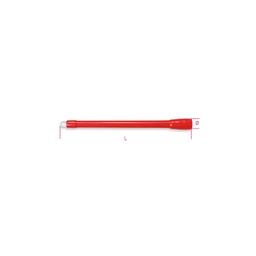 Verlengstuk 3/8", geïsoleerd