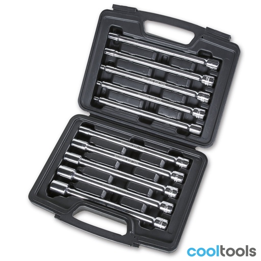 Beta | 910FTX-XL/C10 | Doppenset torxdoppen voor E-Torx bouten, 3/8", 10-delig | 009100976