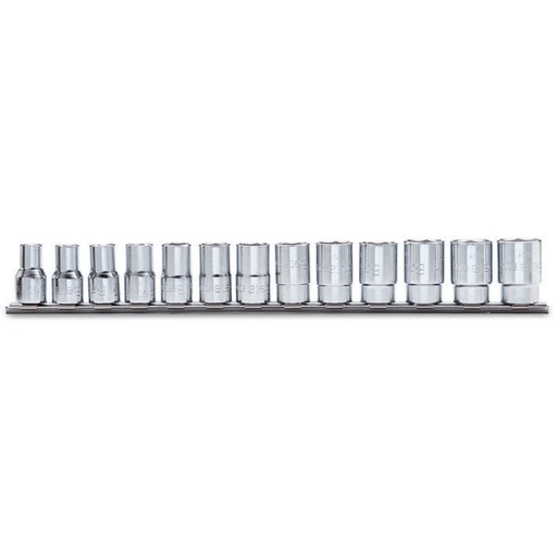 Beta | 920A/SB13 | Dopsleutelset zeskant 1/2", 13-delig, verchroomd | 009200040