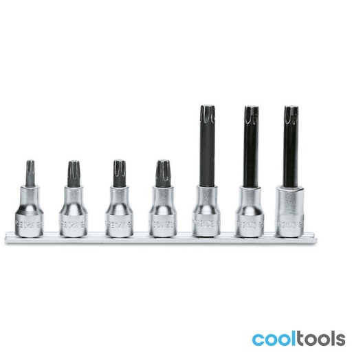 Beta | 920ES/SB | Doppenset voor binnenzeskantschroeven, 1/2", 7-delig, verchroomd | 009200598