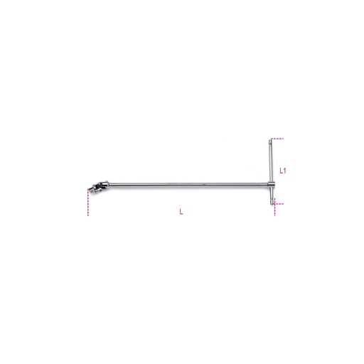 Beta | 920/40 | T-sleutel met cardangewricht 1/2" | 009200850