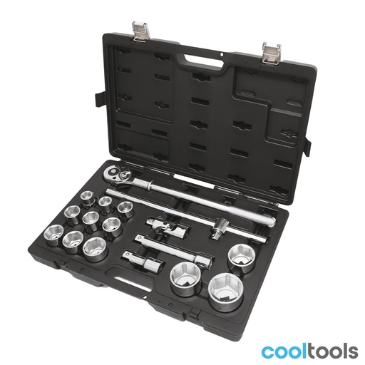 Beta | BW 928E/C17 | Doppenset 3/4" met 12 zeskantdoppen en 5 toebehoren, in koffer