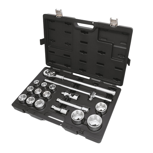 Beta | BW 928E/C17 | Doppenset 3/4" met 12 zeskantdoppen en 5 toebehoren, in koffer