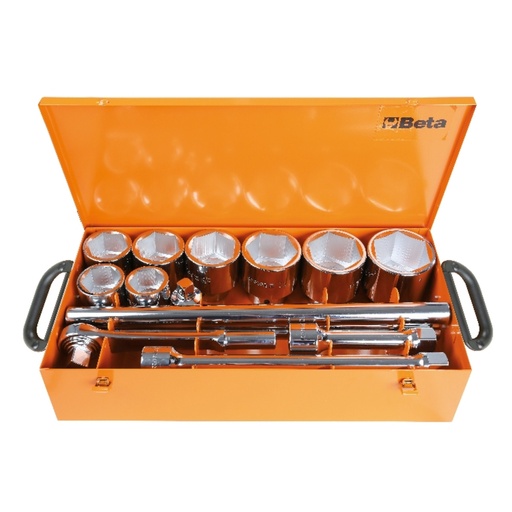 Beta | 929/C8 | Doppendoos met 8 zeskant dopsleutels en 5 toebehoren | 009290925