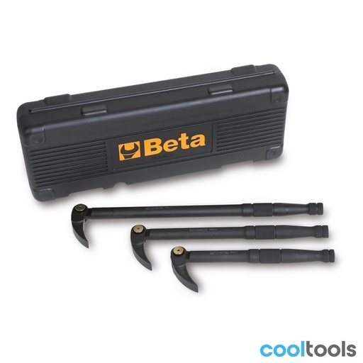 Beta | 966/C3 | 3-delige set breekijzers met kantelbare gebogen platte kop | 009660103