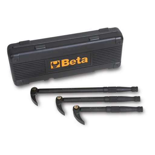 Beta | 966/C3 | 3-delige set breekijzers met kantelbare gebogen platte kop | 009660103