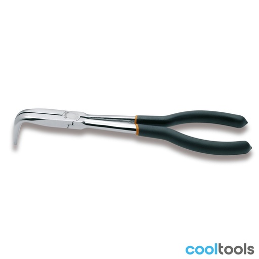 Beta | 1009L/C | Extra lange buigtang, lange halfronde 90° gebogen bekken, PVC-handgreep | 010090010